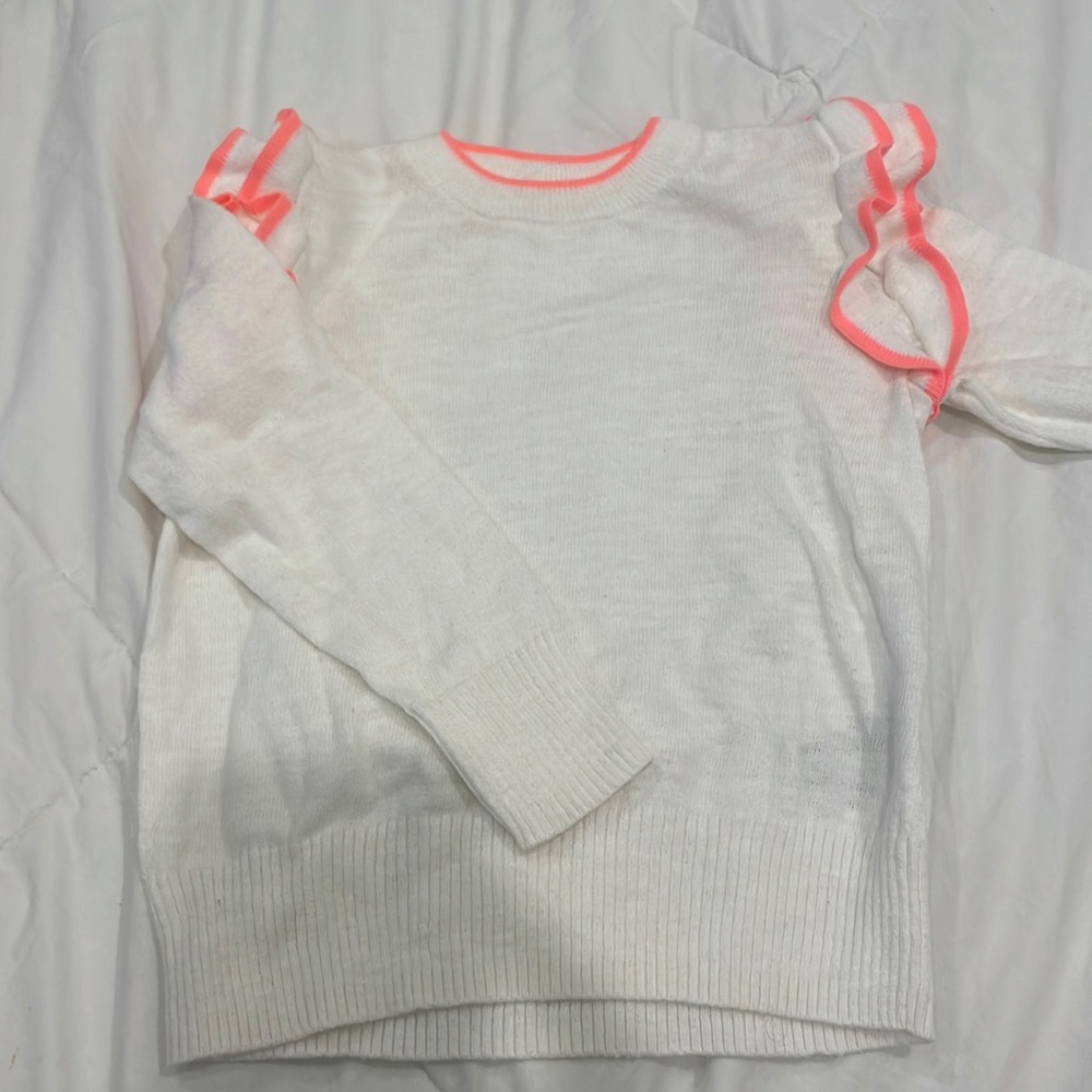 Crewcuts girls thin ruffle sweater
